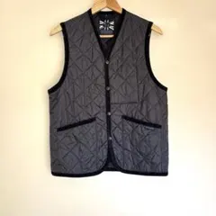 Lavenham（ラベンハム）キルティングベスト 38 ネイビー 美品 英国製