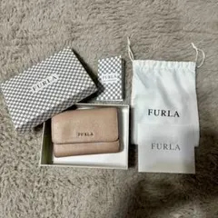 フルラ 三つ折り財布 ピンク FURLA