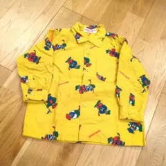 チエコサク　ミキハウス　シャツ　レトロ　くま　トップス