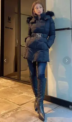 GYDAジェイダGGベルト付中綿コート 定価¥22,990