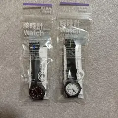 【新品】ファミリーマート 腕時計 白黒 2個セット