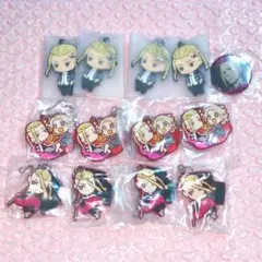 東リべ ドラケン ガチャガチャ 缶バッジ ラバーストラップ 13点セット