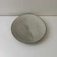 手島英則 粉引皿8寸