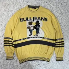 ハーディエイミス ニット BULL JEANS イエロー 日本製