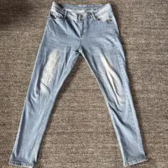 ライトブルー スキニーデニム