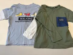 長袖Tシャツ 2枚セット 95cm