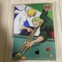 ラウンドワン　ワンピース　アクリルプレート　ゾロ　サンジ