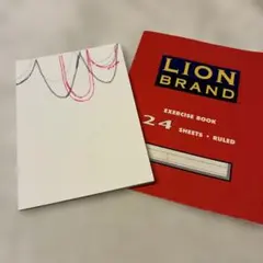 ノート　まとめ売り　ホワイト　赤　新品