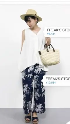 新品⭐︎FREAKSSTOREのワイドパンツです。