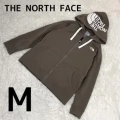 極美品 THE NORTH FACE ザノースフェイス パーカー ブラウン M