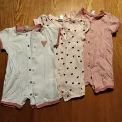 H&Mロンパース3枚セット 68EUR　4-6ヶ月用