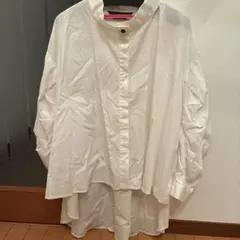 萌　オーバーサイズ ホワイトシャツ 長袖のサムネイル