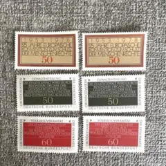 186 【未使用：海外切手(ドイツ)】 1972ミュンヘンオリンピック4種完