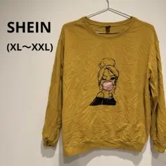 古着✨SHEIN (シーイン)CURVEオーバーサイズトレーナー[XL〜XXL]