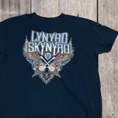 レーナードスキナード ミュージックTシャツ 2XL バンドT ブラック　US古着のサムネイル