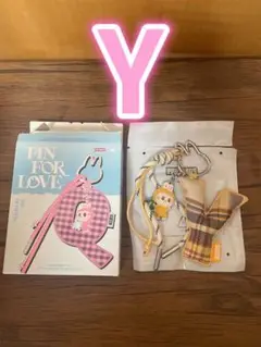 ラブブ PIN FOR LOVE アルファベットペンダント イニシャル Y