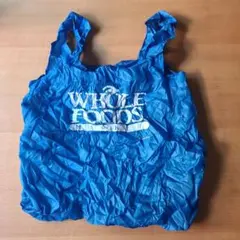 WHOLE FOODS MARKET (ホールフーズ) 　エコバッグ 　ブルー