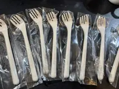 【未使用新品】日清カップヌードル専用フォーク 8本セットのサムネイル