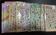 シール　8枚　ぷくぷくシール　ボンボンドロップシール