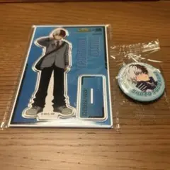 【未開封】くら寿司 轟焦凍 アクリルスタンドと缶バッジセット