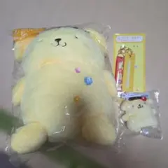 サンリオ 当たりくじ ポムポムプリン ぬいぐるみ&キーカバーマスコット