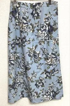 レディーススカート　花柄　巻きスカート