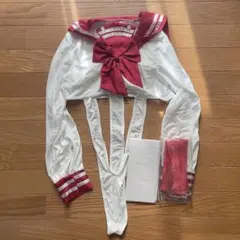 SENMHS セーラー服 ハイレグ レオタード コスプレ衣装