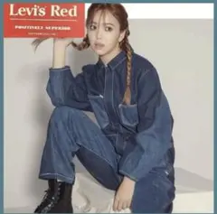 美品　Levi's red リーバイス デニム ジャンプスーツ