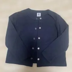 PETIT BATEAU ネイビー カーディガン 104cm