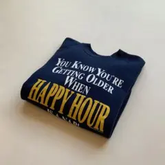 フルーツオブザルーム　USA製　90s スウェット　トレーナー　美品　XL 紺