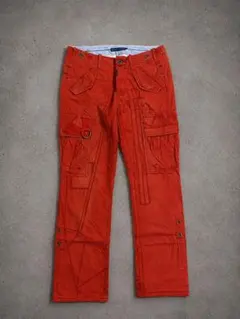 90s Ralph Lauren ヴィンテージ加工　パラシュートパンツ　カーゴのサムネイル