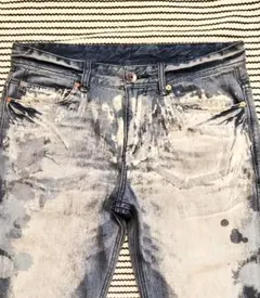 10s armani exchange ペイントデニム archive スキニー | Mercari