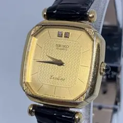 SEIKO EXCELINE 14K エクセリーヌ 14金 新品電池 - メルカリ