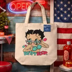新品 ベティブープ トートバッグ アメリカン雑貨風キャンバス かわいい 水着