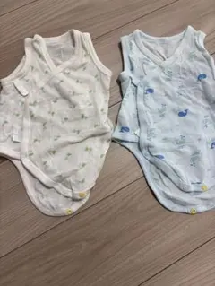 ベビー肌着 2枚セット メッシュ生地