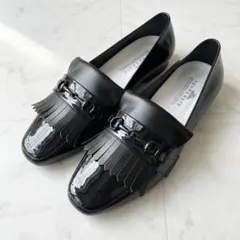 TEMPERATE【未使用級】完売品 スリッポン ローファー 36 黒　防水