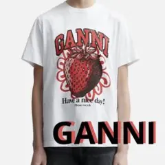 GANNI ストロベリープリント Tシャツのサムネイル