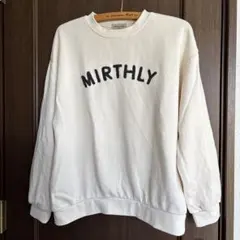 sm2 サマンサモスモス ＊ 胸元ロゴトレーナー