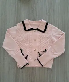 Dazy　ピンク ケーブル編み ニット　Mサイズ