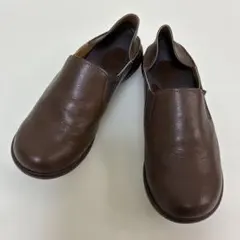 リゲッタ　コンフォートシューズ　パンプス　ブラウン　サイドゴア