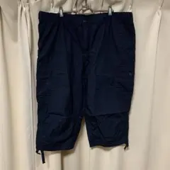 未使用 UNIQLO ロールアップスリーブカーゴショートパンツ XXL ブラック