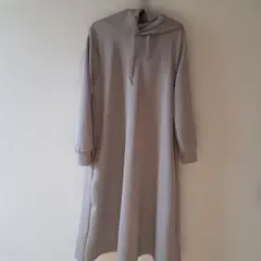 パーカーロングワンピース