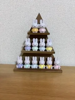 ミッフィー ミニフィギュア 12体セット ディスプレイ棚付きのサムネイル