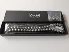 KANSAI グレー パールネックレス イヤリングセット