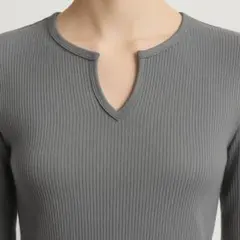 【韓国ファッション】着回し力抜群！ベーシック スリムフィットシャツ