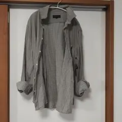 BANANA REPUBLIC 長袖シャツ グレー XLのサムネイル