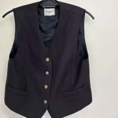 Predichant ノースリーブベスト 160A ダークチェック