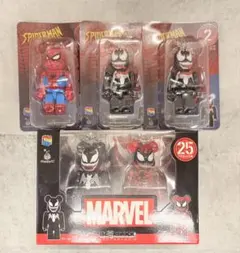 ベアブリック　スパイダーマン　4点 まとめ売りセット