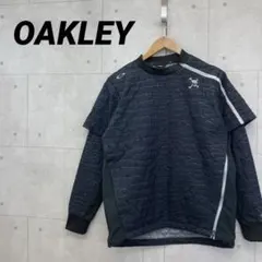 OAKLEY オークリー ゴルフウェア プルオーバージャケット 2WAY M 黒