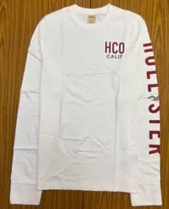 ★未使用★ホリスター ホワイト ロングスリーブ Tシャツ L (S219)のサムネイル